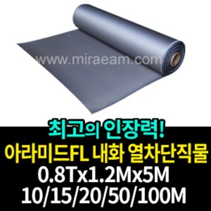 M1532880-2/시리즈63/아라미드 FL 내화 열차단직물/회색