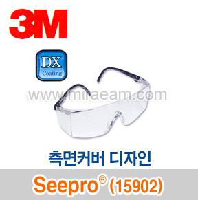 M2-67/ Seepro (15902) 측면커버디자인-투명렌즈/안경형/보안경/3M