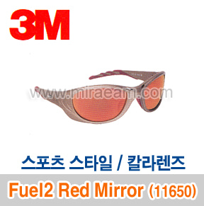 M5-11/ Fuel2 Red Mirror (11650) 스포츠스타일/보안경/3M