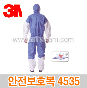 M5-34/ 안전보호복 4535+/보호복/3M