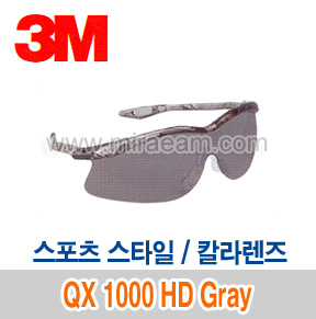 M5-19/ QX 1000 HD Gray 스포츠스타일-칼라렌즈/보안경/3M